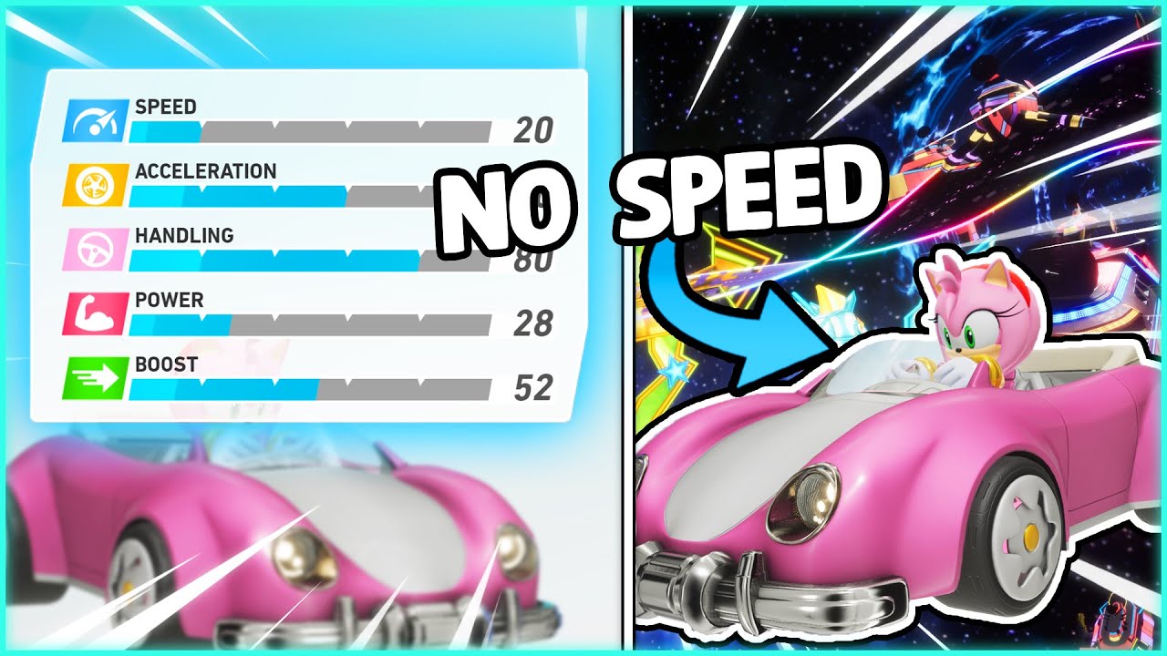 How Bad Is The SLOWEST Build in Sonic Racing Crossworlds?