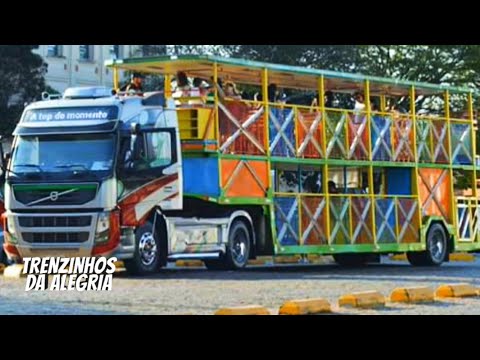 Chegou em Cascavel a Carreta da Alegria, o passeio mais divertido é aq, Joy Ride Truck Scene