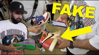 We EXPOSED FAKE SNEAKERS at SneakerCon 😳 Giving CASH away if your shoes are REAL!!