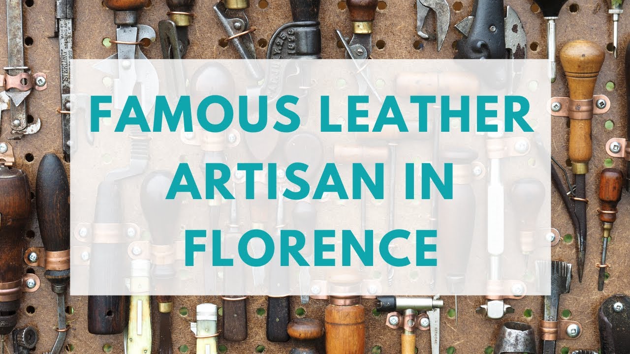 Leather Artisan in Florence Demonstrates his Process Infinity Leather