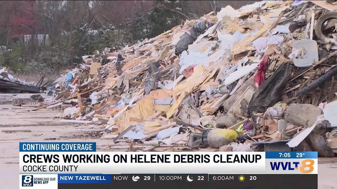 Cocke County mayor gives update on Helene debris cleanup - YouTube