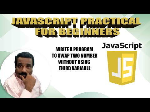 HOW TO SWAP TWO NUMBER WITHOUT USING THIRD VARIABLE | Javascript Example | Tamil Software