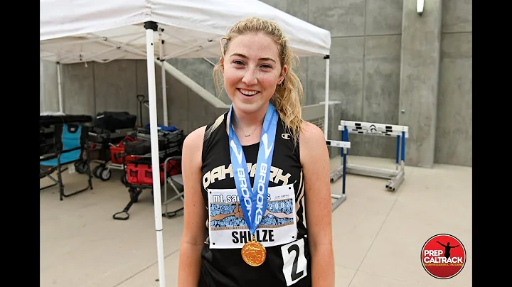 Sarah Shulze wins 3200m @ Mt. SAC Relays