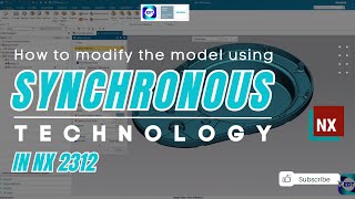 How to Modify the Model using Synchronous Technology in NX CAD | NX CAD tutorial for beginners | EDT