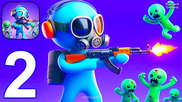 Stickman Apocalypse Merge - Gameplay Walkthrough Part 2 Stickman Tower Defense (iOS, Android)