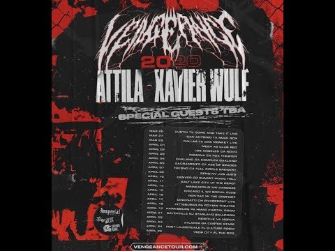 Attila and Xavier Wulf will co-headline the ‘Vengeance Tour‘ 2020 ..!