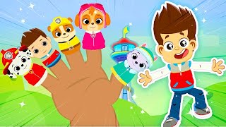 🔴Familia dedo PATRULLA CANINA! | Canciones Infantiles | SuperZoo