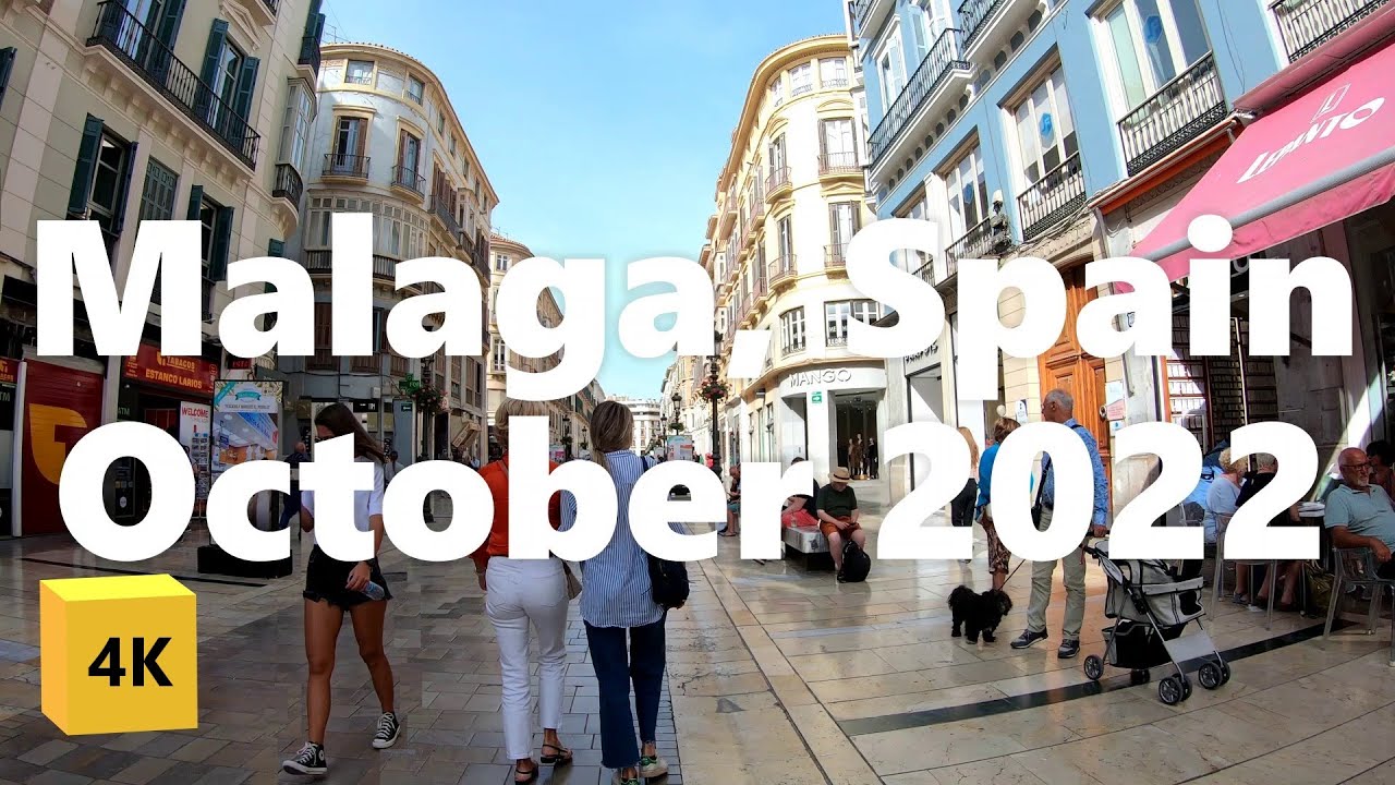 Walking in Malaga, October 2022 (Winter in Spain)