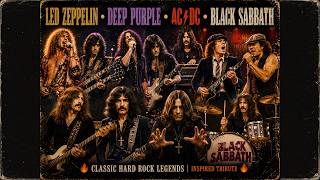 Led Zeppelin • Deep Purple • AC/DC • Black Sabbath 🔥 Classic Hard Rock Legends | Inspired Tribute