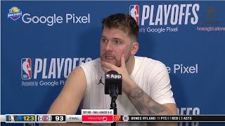 Luka Doncic Postgame - Mavericks in blowout win over Clippers to take 3-2 series lead