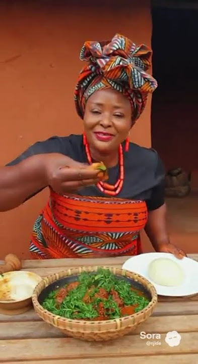 how to cook akpu and bitter leaf soup the Anambra style. Ai abia kwa!! 😂😂😂