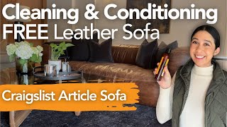 Leather Sofa Care  Cleaning & Conditioning | Leather Honey Review (Not Sponsored)