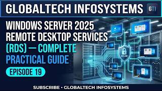Windows Server 2025 Remote Desktop Services RDS   Complete Practical Configuration   Episode 19