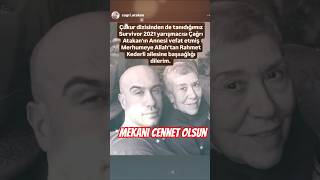 ESKİDEN ARAS BULUT İYNEMLİ İLE AYNI DİZİDE ROL ALMIŞTI ÇAĞRI ATAKAN ANNESİNİ KAYBETTİ