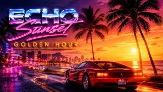 Golden Hour | Echo Sunset | Cinematic Summer Synthwave | Retrowave | Dreamwave