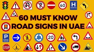 60 Must Know Road Sign In UAE || Driving License || UAE