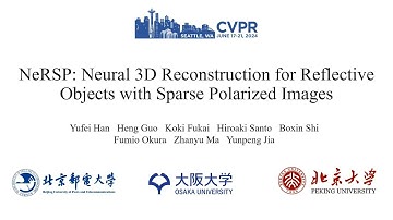 NeRSP: Neural 3D Reconstruction for Reflective Objects with Sparse Polarized Images (CVPR 2024)