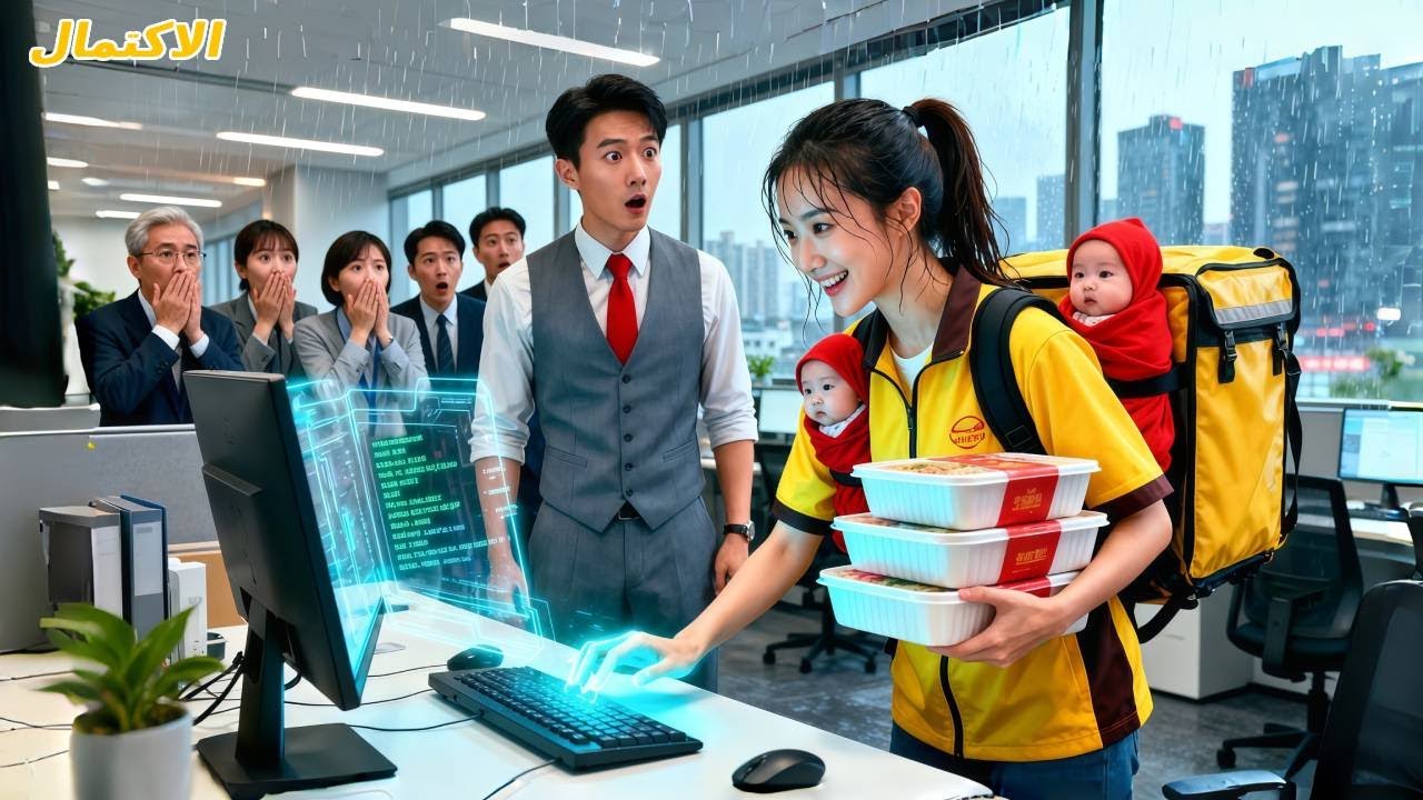 العلماء عجزوا عن إصلاح النظام المُخترَق… حتى اقتحمت أمّ عاملة، نظرة واحدة فأصلحته! صدمة!