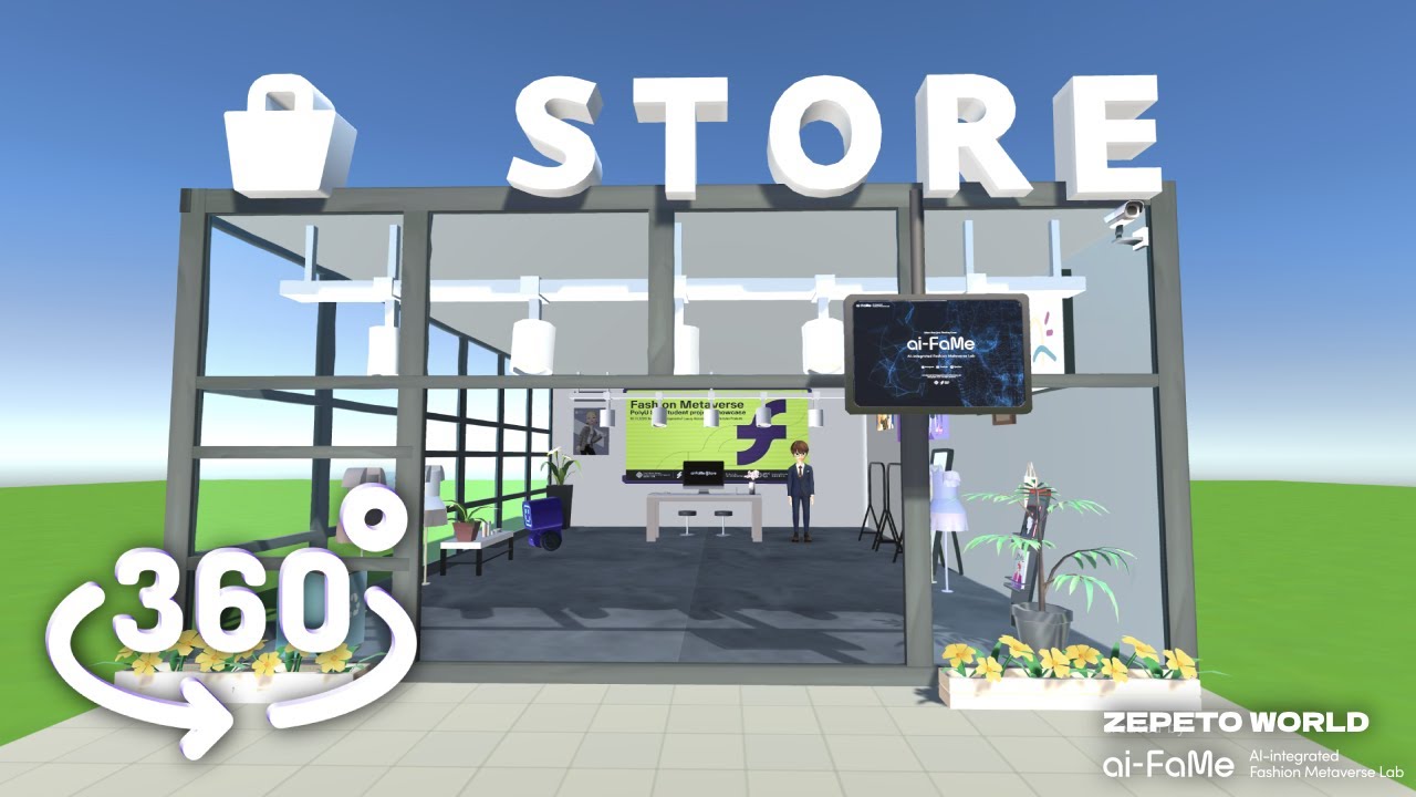 [360°VR] Virtual Fashion Store in ZEPETO - YouTube