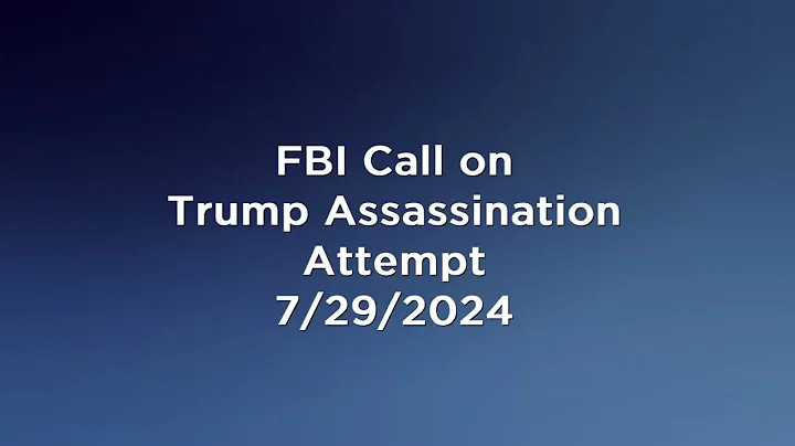 FBI holds a call to discuss updates on the Trump rally shooting investigation