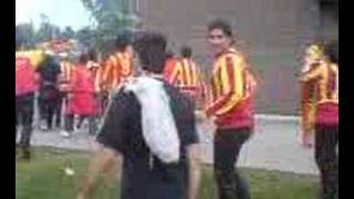 Gefe Fans Före Matchen