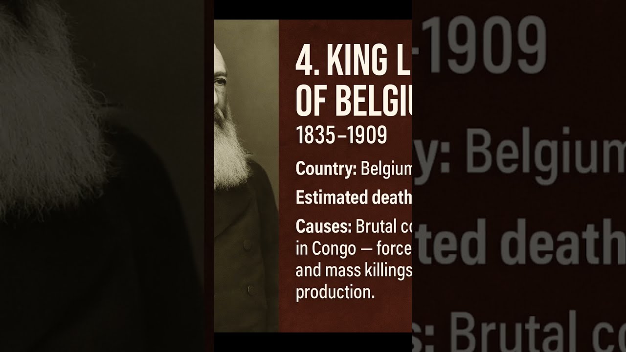 Top 5 People Responsible For The Most Deaths In History Facts