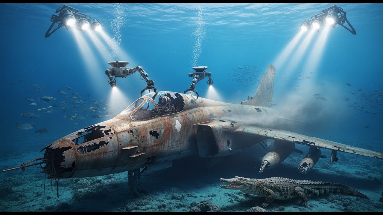 Underwater Fighter Jet Restoration | From Rust to Rebuild