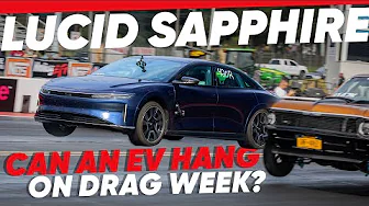 We Brought an EV to HOT ROD’s Gasoline-Drenched Quarter-Mile Gunfight