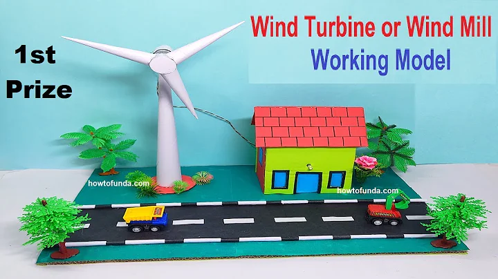wind turbine or wind mill working model science project - innovative - award winning | howtofunda