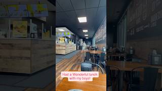 Had a wonderful lunch with my boys—simple moments, yet truly priceless. 🤍✨