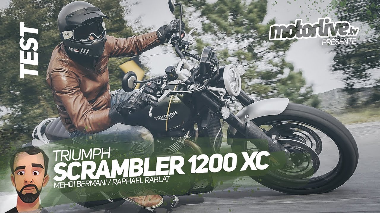 TRIUMPH SCRAMBLER 1200 XC 2019 | TEST 2018 - YouTube