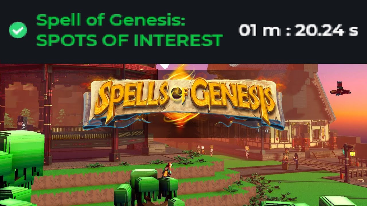 Sandbox Speedrun - Don't Parkour Be Smart | Spell of Genesis | Spots of INTEREST Quest