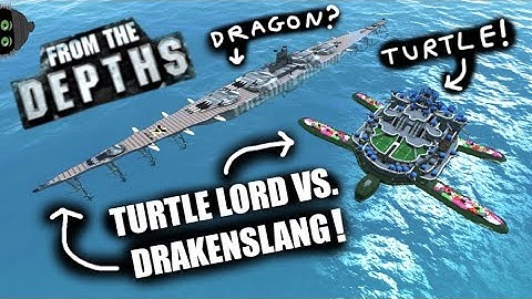 Drakenslang vs. Turtlelord! 🐉🆚🐢From the Depths