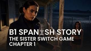 Learn Spanish Comprehensible Input B1 Mystery Story The Sister Switch Game Chapter 1