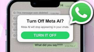 How to Disable Meta AI in WhatsApp (2026) | Turn Off Meta AI on WhatsApp