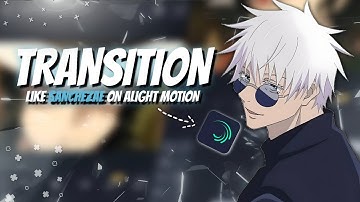 AMV Transition Like Sanchezae Free Preset On Alight Motion
