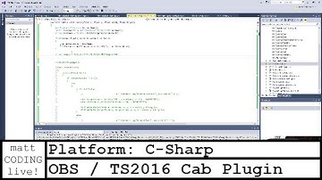 Coding Live: OBS / TS2016 Cab Plugin #1