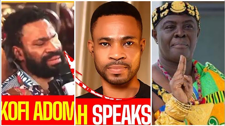 So Sad! Kofi Adoma Gets Emotional(CRIES) While Speaking About His Eye Problem