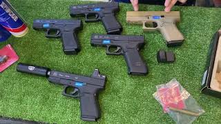 ปรับแต่งGLOCK19 WE Gen5 ไต้หวัน แต่งแม่นยำ+แต่งแรง+แต่งสวยงาม แรง400++ ติดตั้งเรดดอท RMR Trijicon