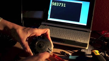 Rotary phone dial + Arduino + Processing =