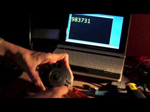 Rotary phone dial + Arduino + Processing =