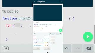 Letra por Letra - JavaScript Fácil - Grasshopper - #28