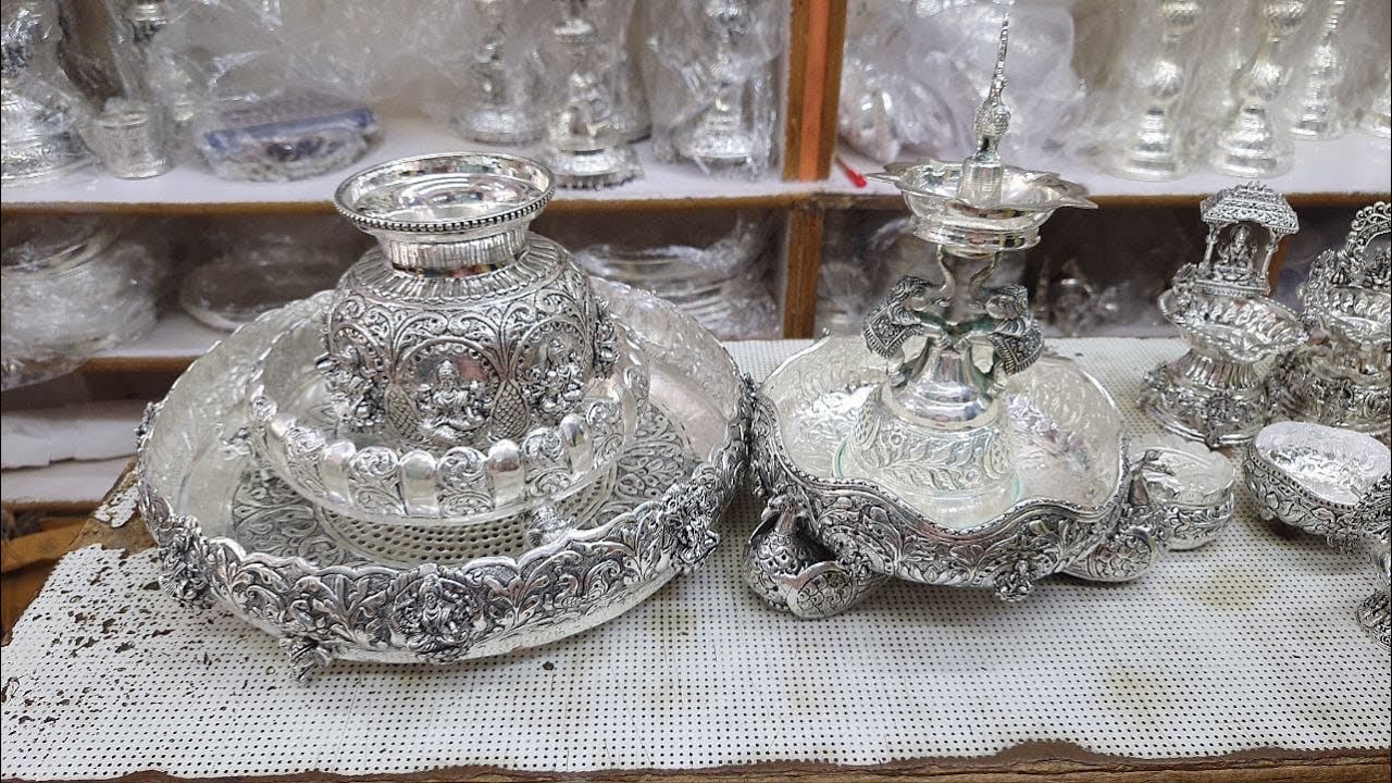 Chickpet Bangalore special Wholesale German silver shop/german silver return gifts