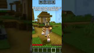 🐯DIA 1 TENTADO ENTRAR NA MINECRAFT CADEADO 🔒 #minecraft #comment