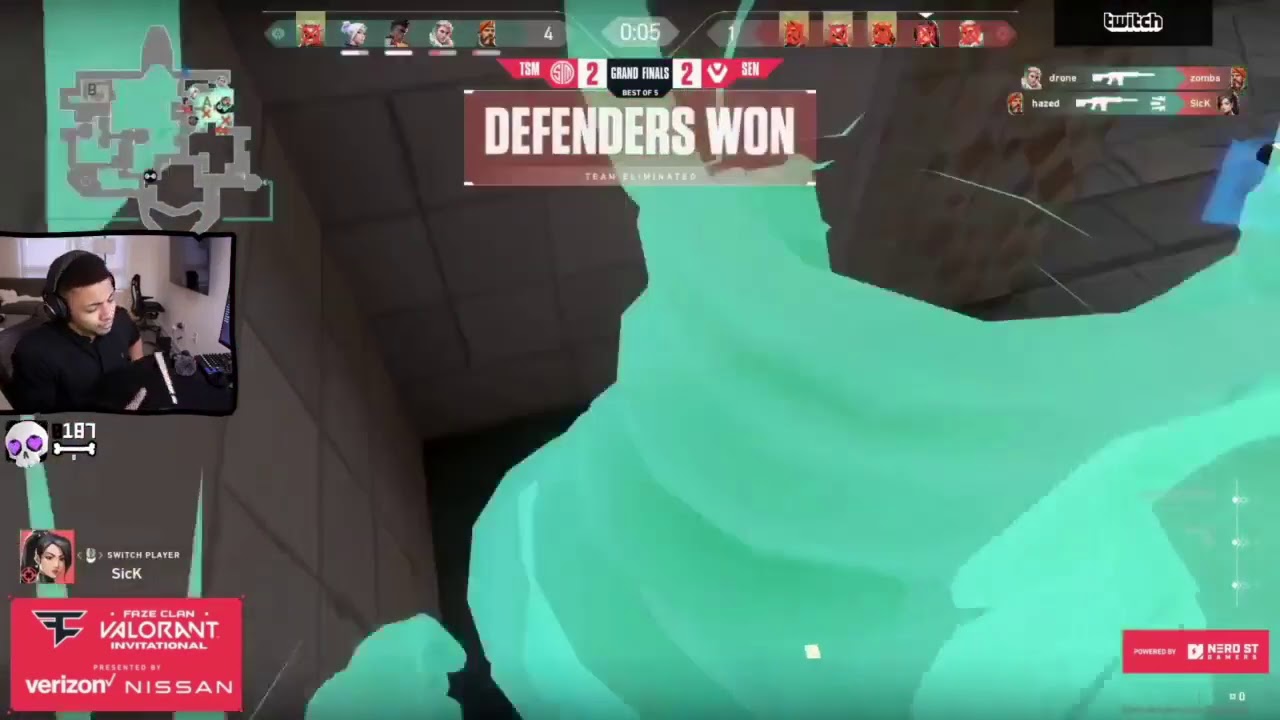 Faze Myth MYTH REACTS -FAZE INVITATIONAL FINALS - TSM VS SENTINELS - BIND [FULL ...