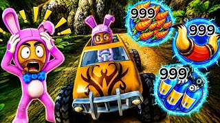 999 POWER-UP Challenge 😱 Bunny Got ALL 999 Abilities! 🔥 Ultimate Impossible Race screenshot 1
