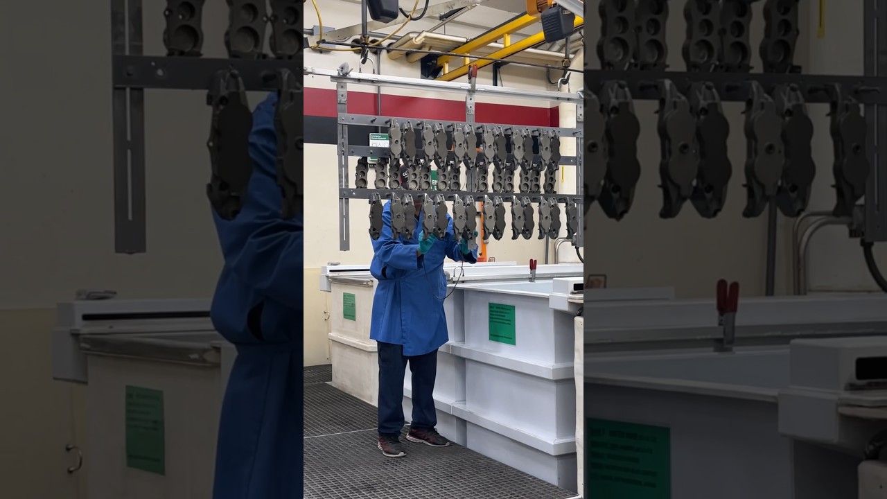 Calipers going in for anodizing 