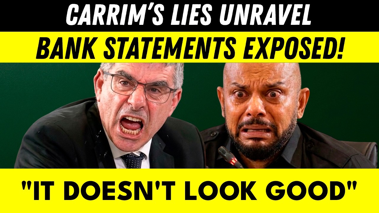 CAUGHT OUT: Carrim Admits 