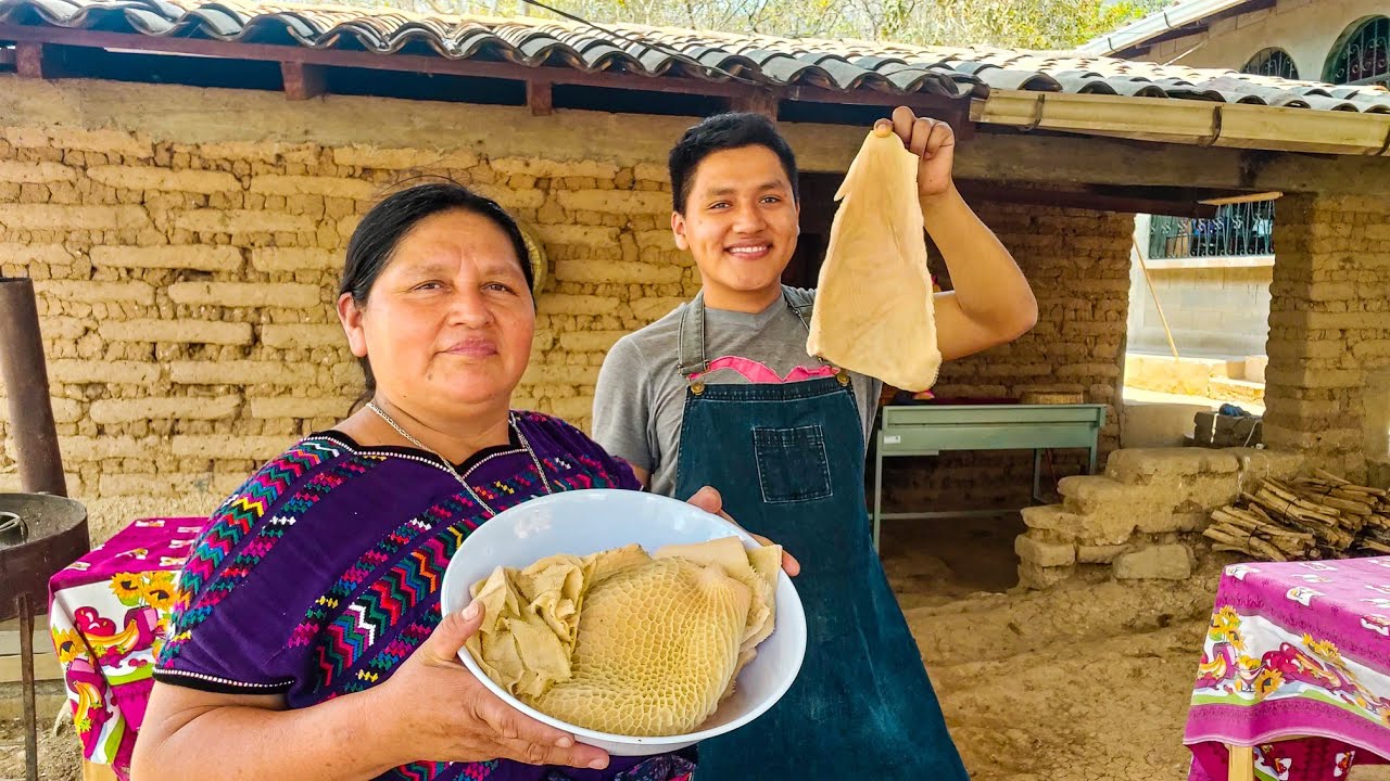 PANZA en salsa 💚 comida de pueblo