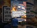 “We weren’t asked”: US and Israel take action in Iran despite EU position